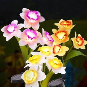 Iu-s101 Iueecen Solar Garden Lights - Flowers 6pack For Outside Dec