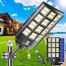 6800w Jadisi 768572437135 1-pack Solar Street Light Lights Outdoor Waterproof 2400