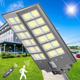 4800w Jadisi 768572437531 1-pack Solar Parking Lot Lights Street Light 240000lm Dusk To Daw