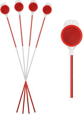 Jingshifgj04 Jaotrel Driveway Reflectors Markers For Snow Plowing 36-48 Inch Reflective Steel M