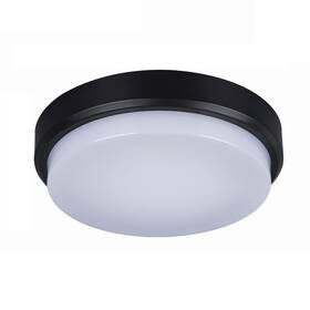 Jarbih 767392621694 20w Outdoor Led Wall Lamp Round Surface Mounted Bulkhead Black