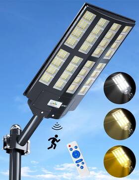 Jaynlt 769293569334 4200w Solar Street Lights Outdoor 3000k/4000k/6500k 400000lm Pa