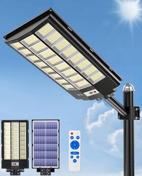J-bm12t-n-1 Jaynlt 9500w Solar Street Lights Outdoor 6500k Highest Lumen Parking Lot Wate