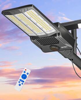 Y-6500w Jaynlt Solar Street Lights Outdoor 650000lm 6500k High Powered Commercial P