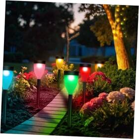Rec240321s Jinjiang Recco Optoelectronics Technology Co Ltd Solar Lights Outdoor Garden - 16 Pack Color Changing Yard Multicolor