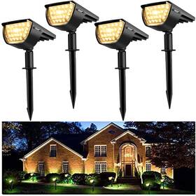 Ip65 Jior 732489041068 Solar Landscape Spot Lights Outdoor 32 Led Waterproof Powered