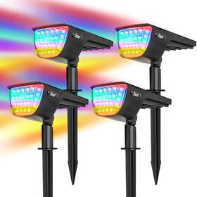 Ip67 Jior 974537700358 Solar Color Changing Spot Lights Outdoor Waterproof Landscape Lig