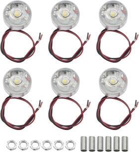 Astgy009 Jiuwu 5v Led Spotlight Mini Lamp Beads White 120 Degree Pack Of 6 For Diy Electronics