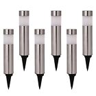 Jjbh0007 Voona Solar Bollard Lights Outdoor Stainless Steel Warm 712073993294