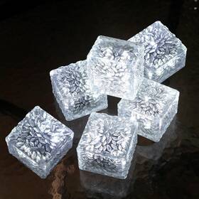 Xbz-3 Jkimk Solar Brick Lights - Outdoor Waterproof Patio Garden Decor 6 Packs For