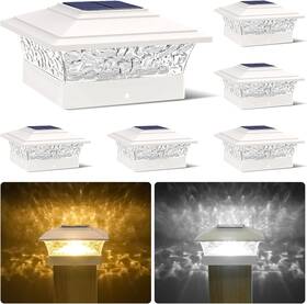 Tz19 Jofios Waterproof Solar Post Deck Cap Lights Outdoor 4x4/6x6