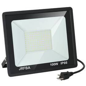 100w Jrbfa 768492863595 Led Flood Lights Outdoor 10000lm Work Light With Plug 6500k Daylig