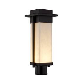 Cld-7542w-mblk Justice Design Clouds Pacific Outdoor Post Light Matte Black -