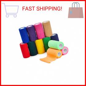Juvale 843128161730 Self-adherent Cohesive Bandage Wrap - Vet Tape For Horses And Dogs Sprain