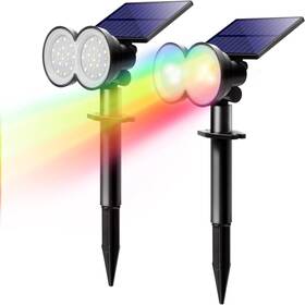 Kasl23b K Kasonic - Solar Spot Lights Outdoor Color Changing Waterproof Led