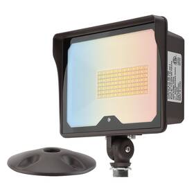 Fld-55w Kadision 55w Led Flood Light With Dusk-to-dawn Photocell 3000k/4000k/5000k Selectable