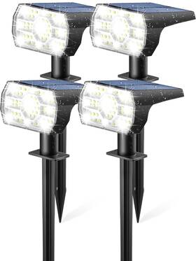 40767780782193 Kaxiida Solar Lights Outdoor Waterproof Ip68 3 Lighting Models Powered