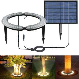 Ky509b Kayiune Solar Landscape Lights For Tree Super Bright Light 32 Led 12000 Mah Sp