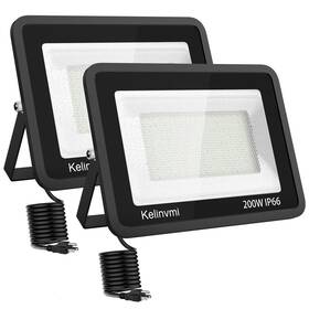 200w Kelinvmi 601549704635 Led Flood Light Outdoor 20000lm High Brightness Work L