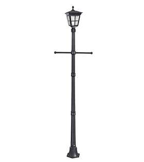 St4311bah Kemeco Led Cast Aluminum Solar Lamp Post Light With Arm For Outdoor Landscape