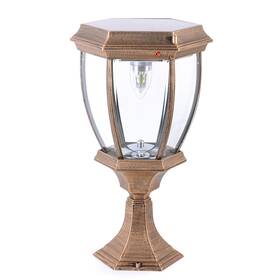 Sl-8404 Kendal Large Bronze Solar Powered Led Light Lamp Safe And Water Resistant Outdoor