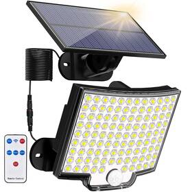 640003-dw Kernowo Solar Lights Outdoor 106 Led 3000lm Powered Motion Sensor Flood