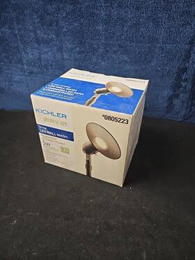0805223 Kichler New Showscape Series 12v Led Wall Wash Light 5w Model 28309