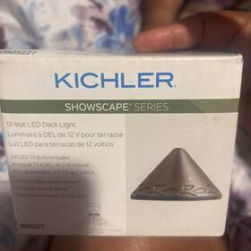 0805227 Kichler Showscape Olde Bronze 12-volt Low Voltage Led Deck Light