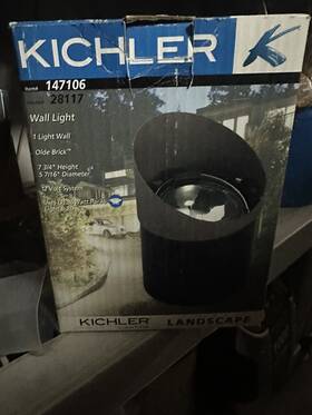 147106 Kichler 107106 5 Outdoor 12v Low Voltage Well Light Olde Brick 36 Watt Bulbs Inc