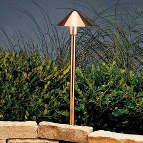 15439co Kichler Landscape - Low Voltage Copper Path Light 12 Volts