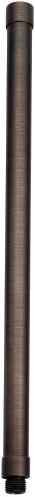 15512cbr Kichler 15512 Brass 18 Inch Male To Female Riser Post