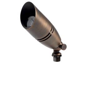 15517cbr Kichler 15517 Brass Single Light 10-1/4 Inch W Landscape Accent