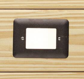 15780azt Kichler Deck Step Led Light 1.9 Watt - Textured Architectural Bronze