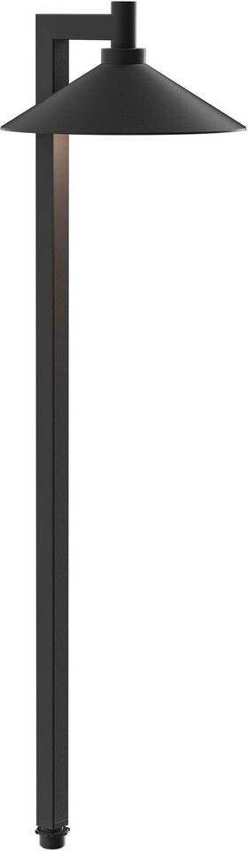 15800bkt30r Kichler 1580030r Single Ripley 12v Led Bollard Path Light - Black