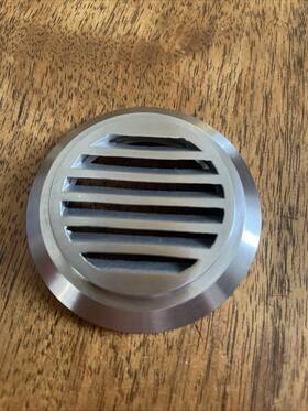 16146ss Kichler Mini All-purpose Louver Cover- Stainless Steel Accessory Hood