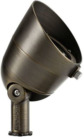 16152cbr27 Kichler 1615227 1 Light 3-1/4 Inch W Integrated Led Outdoor Single - Brass
