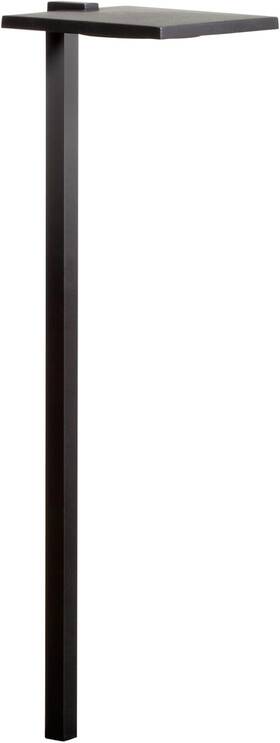 16196bkt30 Kichler 12 Volt 3000k Led 6 Inch Shallow Shade Path Light Textured Black