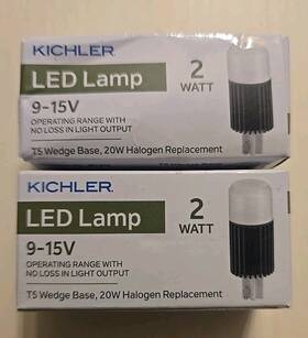 18205 Kichler 18209 Brand New Lot Of 2 Led Watt 200 Lumens Landscape Bulb - 3000k