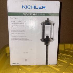 3kichler Kichler 28307 Showscape Series Barrington 12 Volt Led Path Light Model #28307 - New