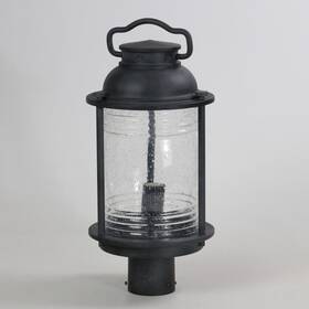 49573wzc Kichler Ashland Bay 19 Inch 1-light Outdoor Post Light In Weathered Zinc
