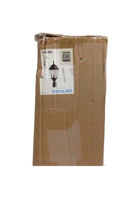 Kichler 783927151719 Madison 1-light Black Aluminum Hardwired Waterproof Outdoor Post Light