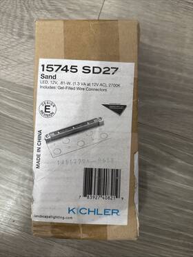Wht27 Kichler 783927408240 Nos 15745 Textured White 12v Led Hardscape Light