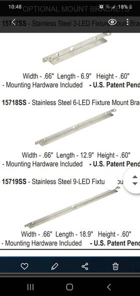 15719-ss-19 Kichler Lighting 15719-ss 21.15w 9 Led Fixture Stainless Steel Bracket