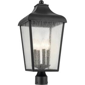 49739bkt Kichler Lighting Forestdale Post Light Or Accessories Textured Black