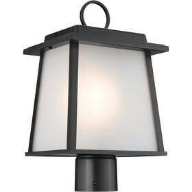 59107bk Kichler Lighting Noward 1 Light 15 Inch Black Outdoor Post Lantern