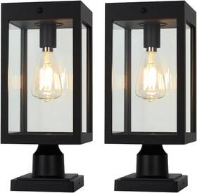 Kiyatkn 445007224272 Solar Lamp Post Light Outdoor Waterproof For 4x4 Wooden