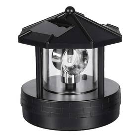 Koet 690094317087 Solar Lighthouse Led Beacon Rotating Garden Lights Outdoor Smoke Tower Lamp