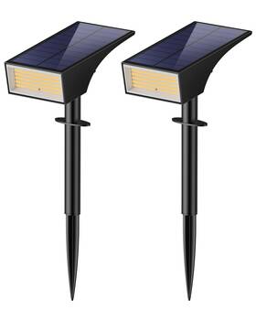 Sl-5034 Koicaxy Solar Lights Outdoor Waterproof 2 Pack Ip65 100 Leds 4 Light Modes Higher C
