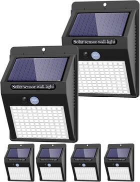 Yhm02b Kolpop 6 Pack Solar Lights Outdoor 3 Modes/100led A -6 Cool White