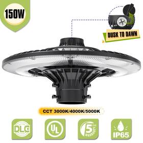 Ng-al-150wc-358p-b Kukuppo 150 Watt Led Circular Area Light Outdoor Commercial Pole Fixture With Photocell